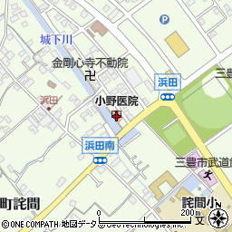 小野医院周辺の地図