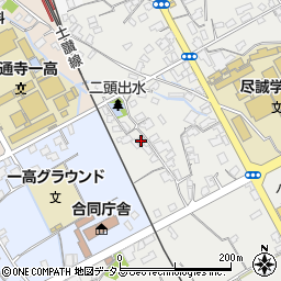 香川県善通寺市生野町1198周辺の地図