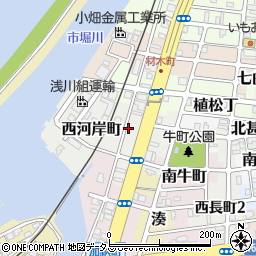 和歌山県和歌山市西河岸町53周辺の地図