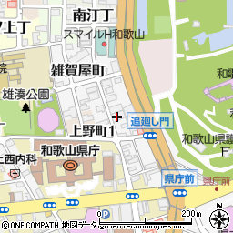 和歌山県和歌山市雑賀屋町東ノ丁周辺の地図
