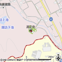香川県善通寺市与北町124周辺の地図