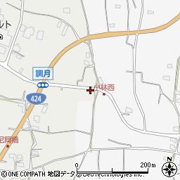 和歌山県紀の川市桃山町調月589-1周辺の地図
