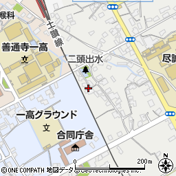 香川県善通寺市生野町1195周辺の地図