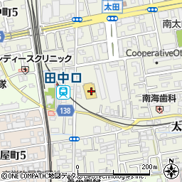 ザ・ロウズ３６５　太田店周辺の地図
