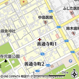 横川・手芸店周辺の地図