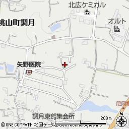 和歌山県紀の川市桃山町調月769-140周辺の地図