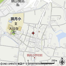 和歌山県紀の川市桃山町調月1080-1周辺の地図