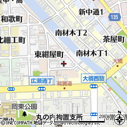 和歌山県和歌山市船場町周辺の地図