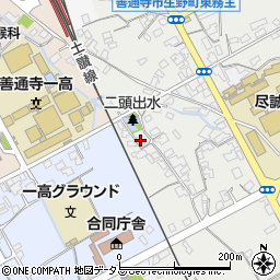 香川県善通寺市生野町1196周辺の地図