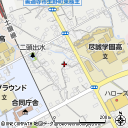 香川県善通寺市生野町900周辺の地図