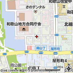 和歌山県和歌山市三番丁61-3周辺の地図