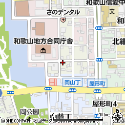 和歌山県和歌山市三番丁61-1周辺の地図