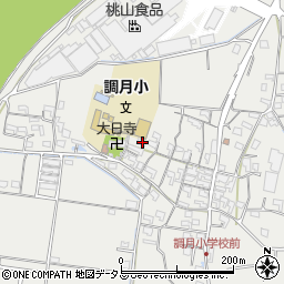 和歌山県紀の川市桃山町調月1098-2周辺の地図