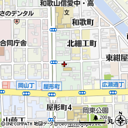 和歌山県和歌山市屋形町3丁目周辺の地図