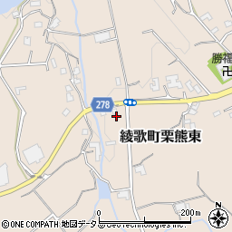香川県丸亀市綾歌町栗熊東2316周辺の地図