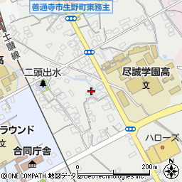 香川県善通寺市生野町902周辺の地図