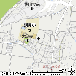 和歌山県紀の川市桃山町調月1097-2周辺の地図