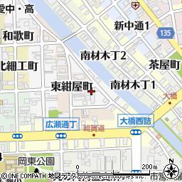和歌山県和歌山市船場町34周辺の地図