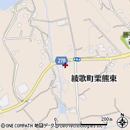 香川県丸亀市綾歌町栗熊東2072周辺の地図