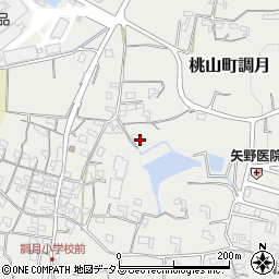 和歌山県紀の川市桃山町調月947周辺の地図