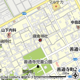 鎌倉神社周辺の地図
