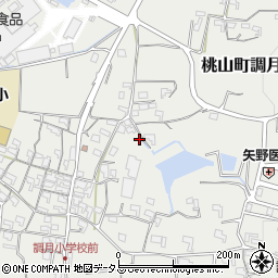 和歌山県紀の川市桃山町調月946-2周辺の地図