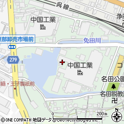 広島県呉市広名田周辺の地図