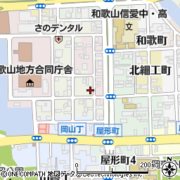和歌山県和歌山市三番丁40周辺の地図