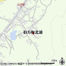 愛媛県今治市伯方町北浦周辺の地図