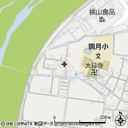 和歌山県紀の川市桃山町調月1121周辺の地図