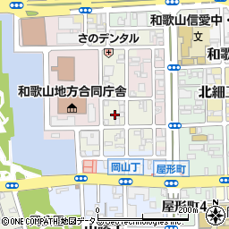 和歌山県和歌山市三番丁周辺の地図