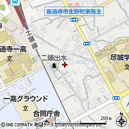 香川県善通寺市生野町895周辺の地図