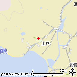 徳島県鳴門市瀬戸町小島田上戸周辺の地図