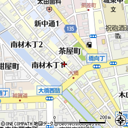和歌山県和歌山市新通1丁目周辺の地図