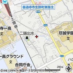 香川県善通寺市生野町905周辺の地図