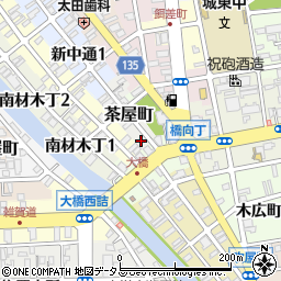 和歌山県和歌山市茶屋町21周辺の地図