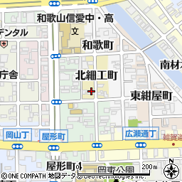 和歌山県和歌山市北細工町22周辺の地図