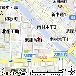 和歌山県和歌山市船場町62周辺の地図