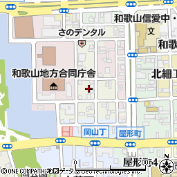 和歌山県和歌山市三番丁86周辺の地図