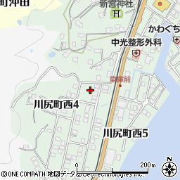 呉市川尻町西の宮地区会館周辺の地図