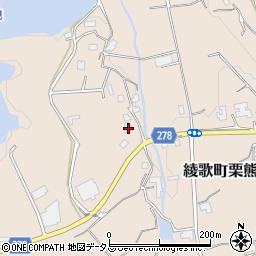 香川県丸亀市綾歌町栗熊東2262周辺の地図