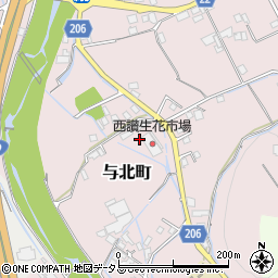 香川県善通寺市与北町2566周辺の地図
