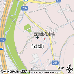 香川県善通寺市与北町2564周辺の地図