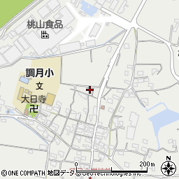 和歌山県紀の川市桃山町調月1075周辺の地図
