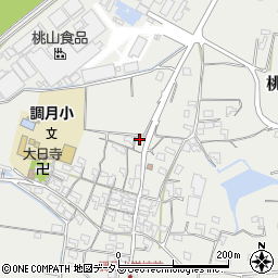 和歌山県紀の川市桃山町調月1075-5周辺の地図