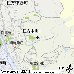 広島県呉市仁方本町1丁目28-45周辺の地図