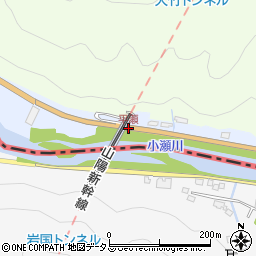 平瀬周辺の地図