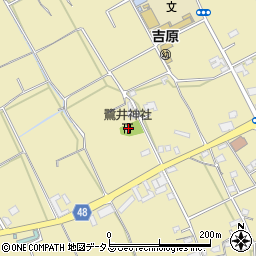 鷺井神社周辺の地図