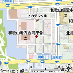和歌山県和歌山市三番丁74周辺の地図