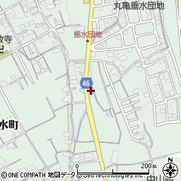 香川県丸亀市垂水町727周辺の地図